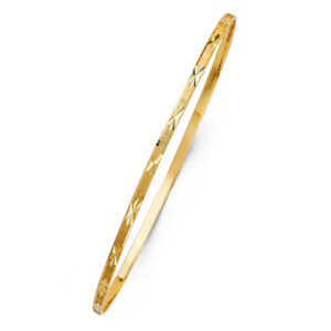 14KY 2mm Solid Bangle