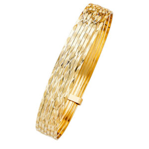 14KY 7Days Solid Bangle