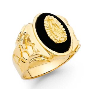 14KY Onyx Men's Ring
