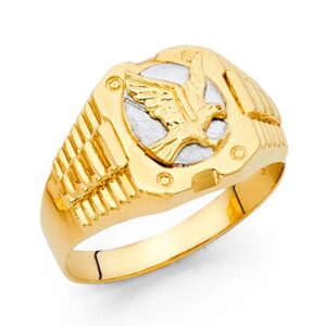 14K 2T Men's Ring