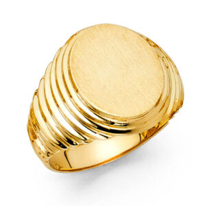 14KY Men's Signet Ring