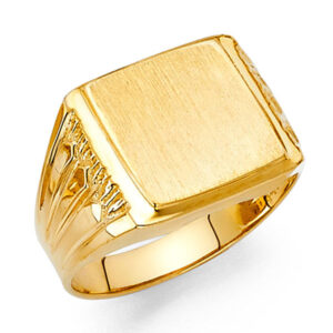 14KY Men's Signet Ring