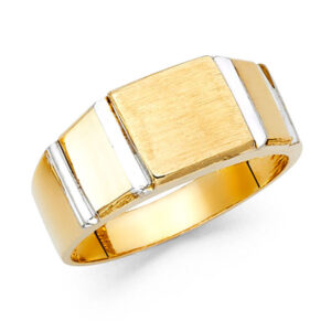14K 2T Men's Ring