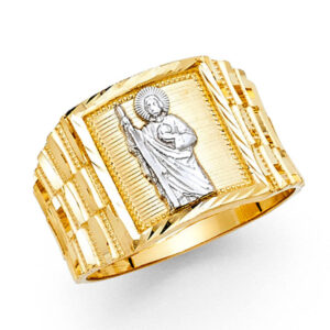 14K 2T Men's Ring