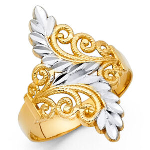 14K 2T Fancy Ring