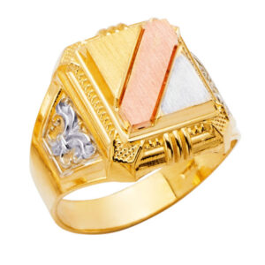 14K 3C Men's Ring