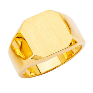 14KY Men's Signet Ring