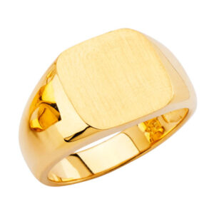 14KY Men's Signet Ring