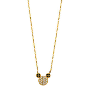 14KY Mouse Necklace