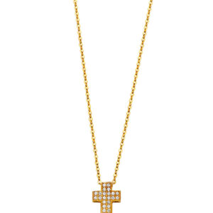 14KY Cross Necklace