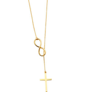 14KY Cross Necklace