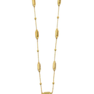 14KY DC Long Bead Necklace