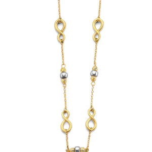 14KY DC Long Bead Necklace