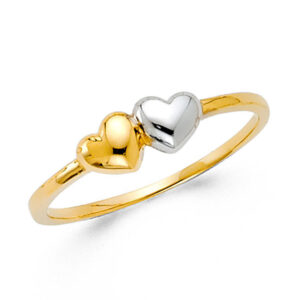 14K 2T CZ Fancy Ring