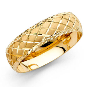 14KY 6mm DC Wedding Band