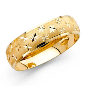 14KY 6mm DC Wedding Band