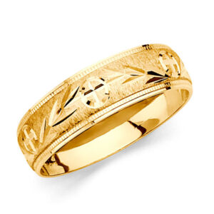 14KY Men's Wedding Band