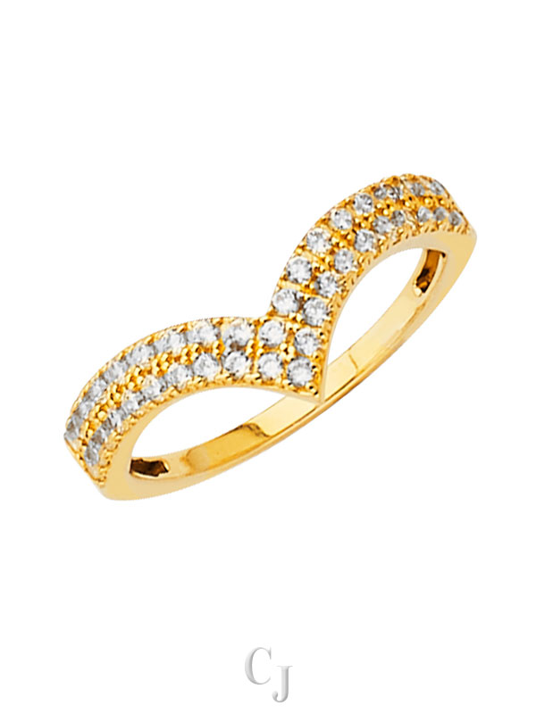 14KY Fancy CZ Ring/Set