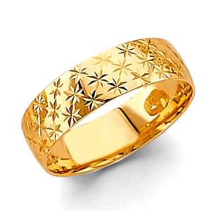 14KY 6mm DC Wedding Band