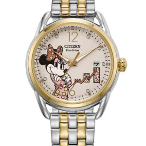 CITIZEN DISNEY EMPOWERED MINNIE MOUSE WHITE DIAL WOMEN’S WATCH FE6084-70W