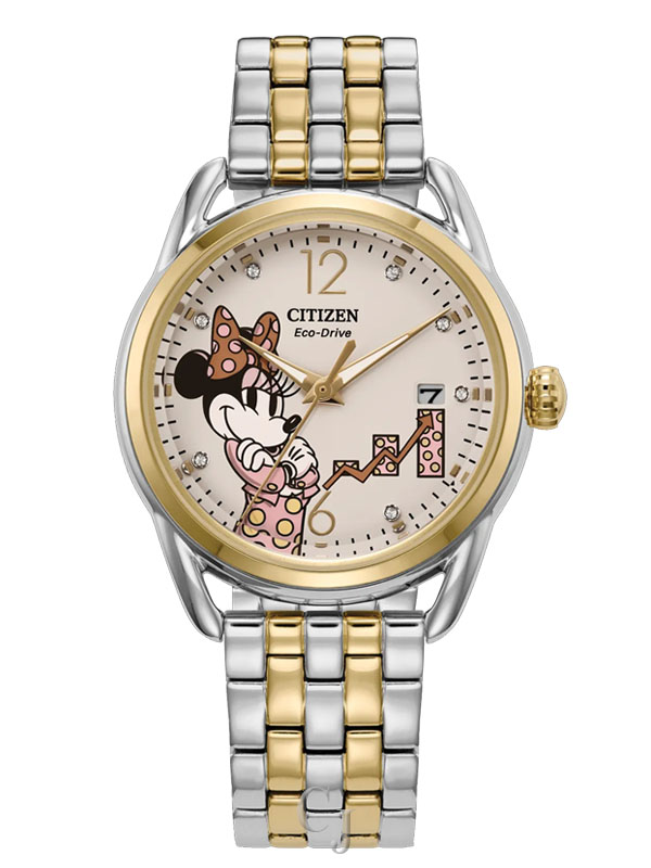 CITIZEN DISNEY EMPOWERED MINNIE MOUSE WHITE DIAL WOMEN’S WATCH FE6084-70W