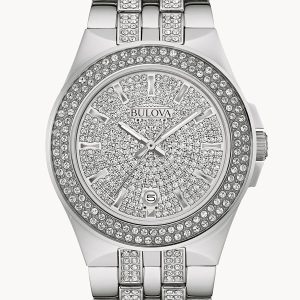 BULOVA PHANTOM SILVER-TONE MEN’S WATCH 96B235