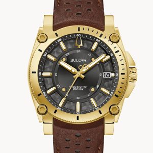 BULOVA ICON BLACK DIAL MEN’S WATCH 97B216