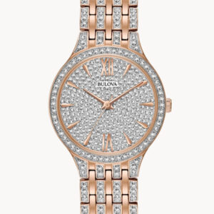 BULOVA PHANTOM SILVER-TONE DIAL MEN’S WATCH 98L235