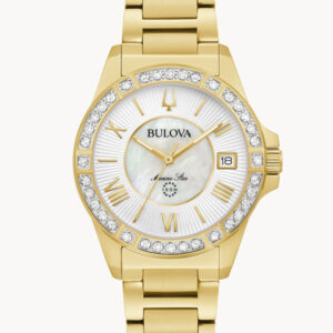BULOVA MARINE STAR WHITE DIAL MEN’S WATCH 98R294