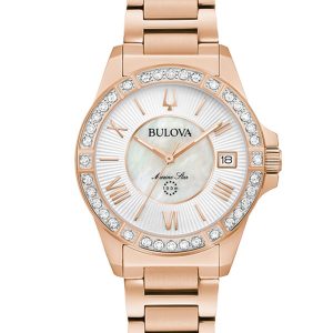 BULOVA MARINE STAR WHITE DIAL WOMEN’S WATCH 98R295
