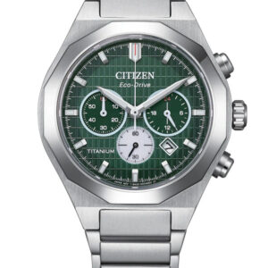 CITIZEN ZENSHIN SENKEI GREEN DIAL MEN’S WATCH CA4691-59X