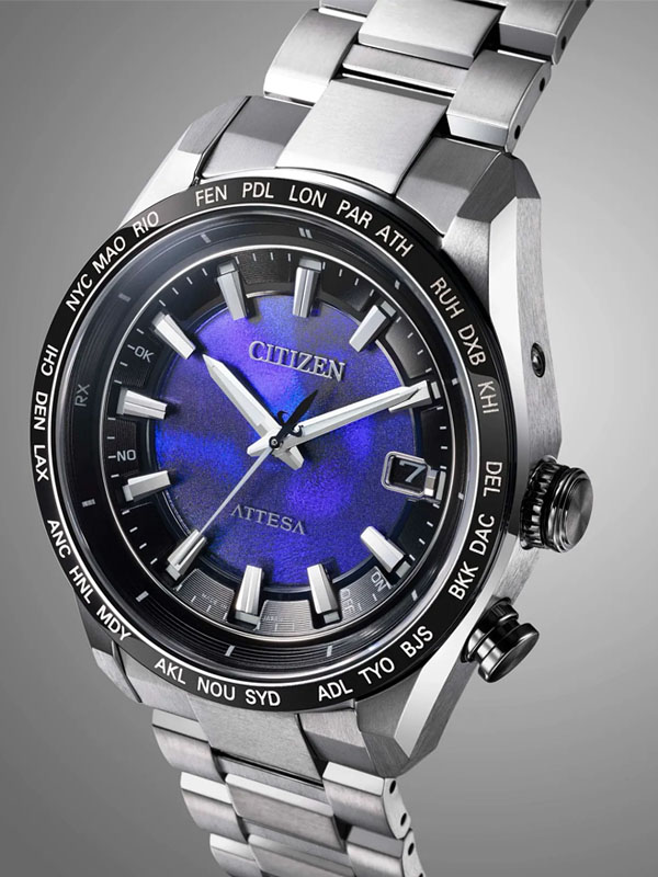 CITIZEN ATTESA LIMITED EDITION BLUE DIAL MEN’S WATCH CB0288-65L - Image 4