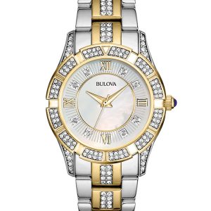 BULOVA CRYSTAL MOP DIAL WOMEN’S WATCH 98L135