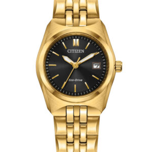 CITIZEN CORSO BLACK DIAL WOMEN’S WATCH EW2293-56E