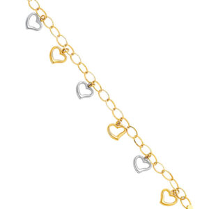 14K 2T Light Fancy Hollow Bracelet