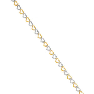 14K 2T Light Fancy Hollow Bracelet
