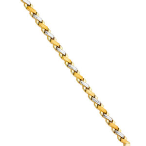 14K 2T Stampato Bracelet