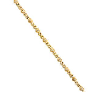 14K 2T Stampato Bracelet
