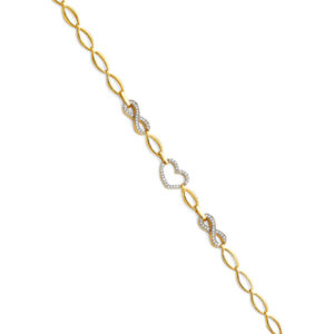 14KY CZ Bracelet