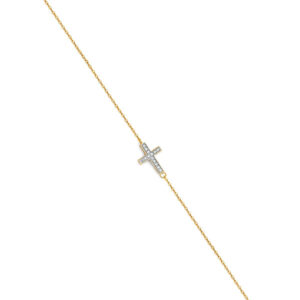 14KY Light CZ Bracelet