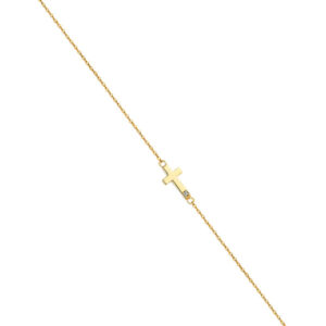 14KY Light CZ Bracelet