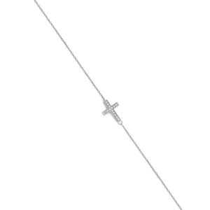 14KW Light CZ Bracelet