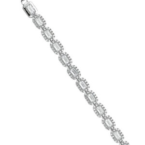 14KW Swarovski CZ Bracelet