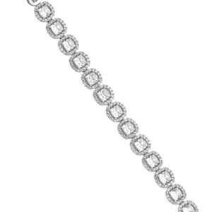 14KW Swarovski CZ Bracelet