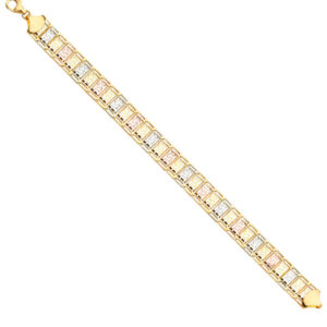 14K 3C Fancy Bracelet