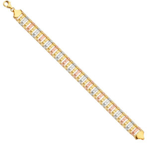 14K 3C Fancy Bracelet