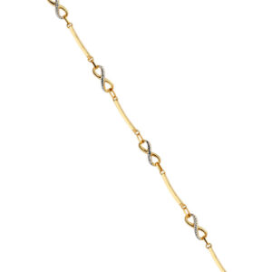 14K 2T Fancy Bracelet