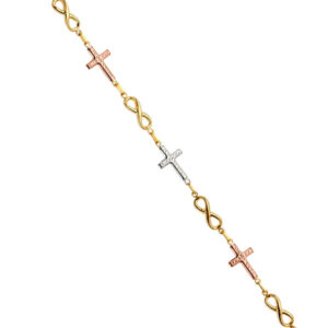 14K 3C Fancy Bracelet