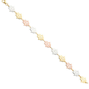 14K 3C Fancy Bracelet