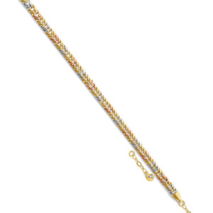 14K 3C Fancy Bracelet